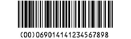 表示sscc的ucc/ean-128条码